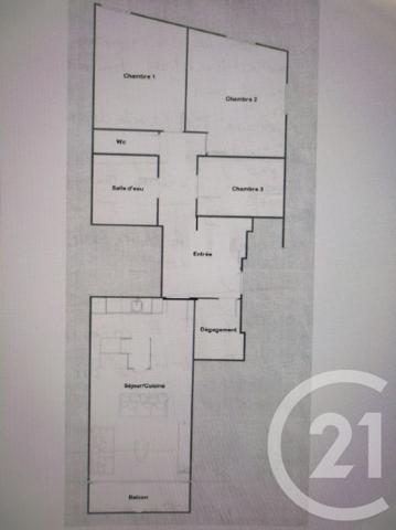Appartement F4 à vendre  4 pièces - 95,31 m2 PARIS - 75017