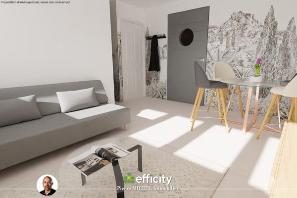 Appartement 1 pièce - 35 m² Exclusivité efficity
