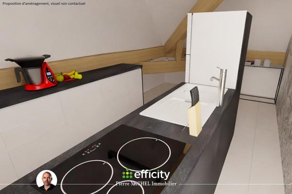 Appartement 1 pièce - 35 m² Exclusivité efficity