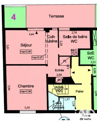 Appartement à vendre 2 pièces 36 m² Livry-Gargan