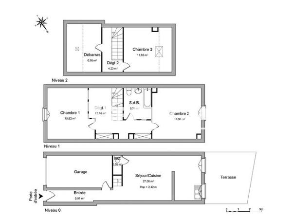 Location Maison 4 pièces 108.93 m² - 13 RUE DE LA HALBOTINE Boulzicourt 08410