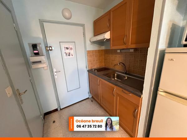 Studio 19m2 avec balcon et rentabilité immédiate à vendre à BALARUC LES BAINS (34)