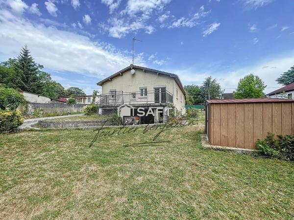 Maison de 120 m², 6 pièces, sous-sol et grand terrain