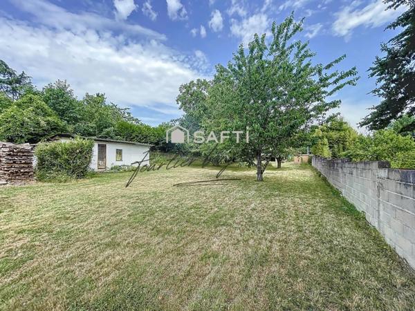 Maison de 120 m², 6 pièces, sous-sol et grand terrain