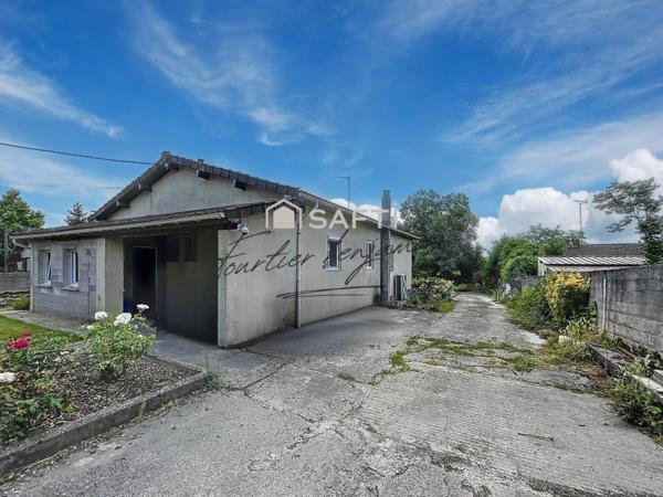 Maison de 120 m², 6 pièces, sous-sol et grand terrain