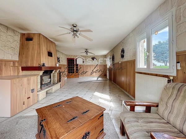 Maison de 120 m², 6 pièces, sous-sol et grand terrain