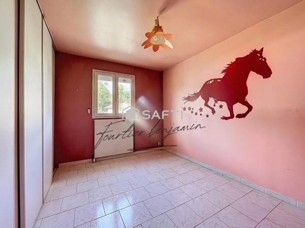 Maison de 120 m², 6 pièces, sous-sol et grand terrain