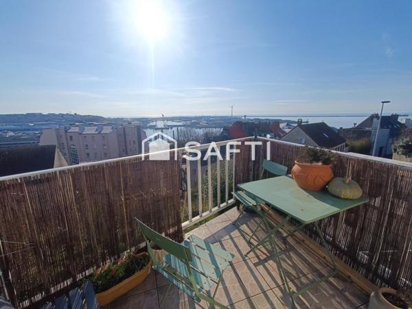 Appartement 57m² avec vue mer, terrasse et parking