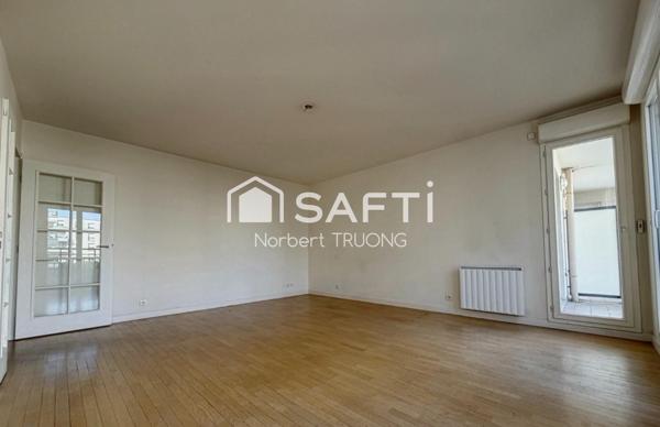 73M2 - SEJOUR - CUISINE - 2 CHAMBRES - SDB - LOGGIA - BALCON - CAVE - PARKING