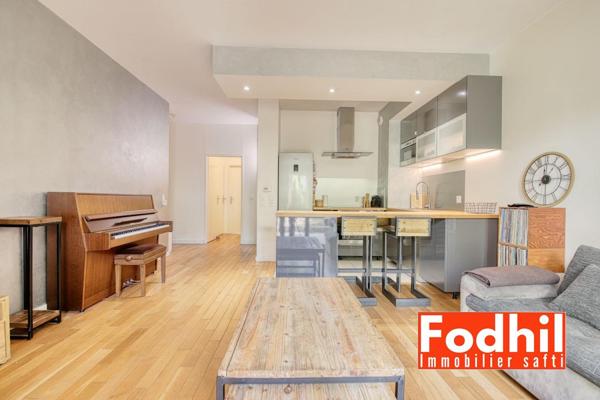 Appartement 3 pièces 62 m² avec terasse et jardin, parking et cave.