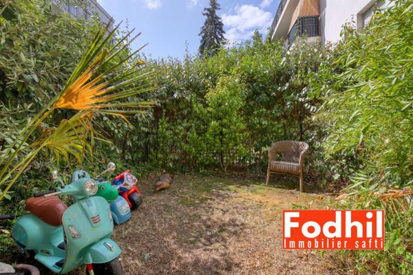 Appartement 3 pièces 62 m² avec terasse et jardin, parking et cave.