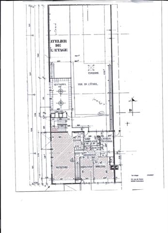 Local/bureau à louer COLOMBES (92)- Bâtiment industriel R+ 1 de 780 m2 et un terrain de 1 300 m2 - Loyer mensuel HT 10 000 €