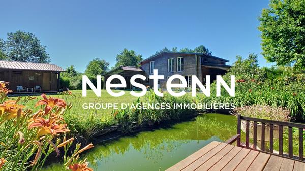 A vendre Chalet Bois 187m² avec dépendances, garages et studio de musique.
