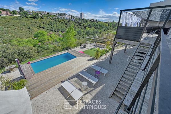 Une villa en face à face avec la nature, à Juvignac