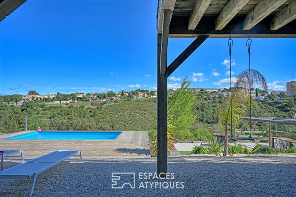 Une villa en face à face avec la nature, à Juvignac