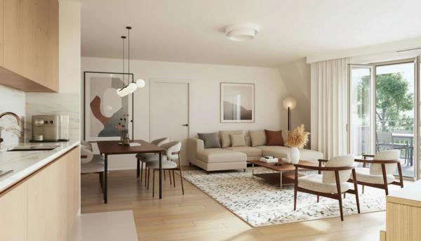 appartement à vendre 3 pièces MARLY LE ROI (78)