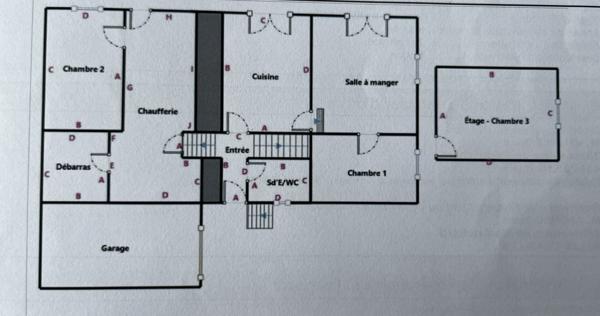 Maison chailles 3 CHAMBRES