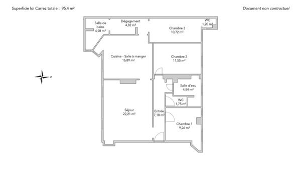 Appartement Paris 9e - SQUARE BERLIOZ / CALAIS