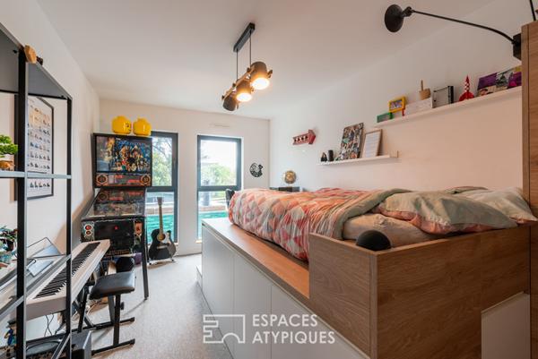 Maison d’architecte grand format signée Bachmann avec piscine