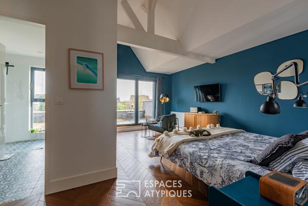 Maison d’architecte grand format signée Bachmann avec piscine