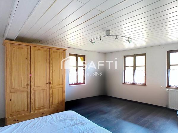 Maison 4 pièces à rénover avec double garage