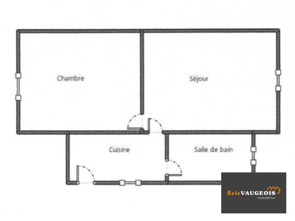 Coulommiers (77120) Maison T3 de 50 m² Terrain 2000m² à Coulommiers