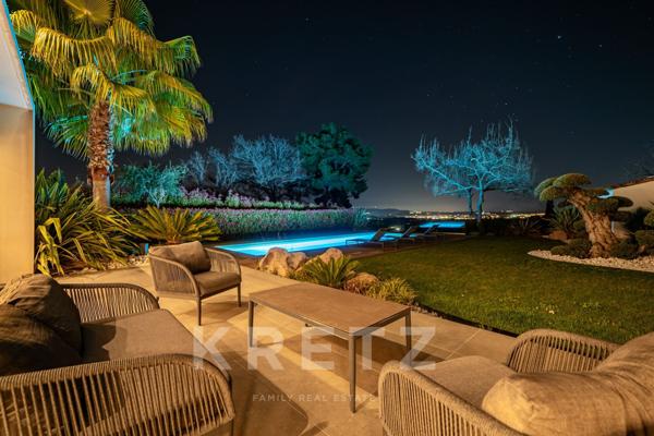 Aix-en-Provence – Villa contemporaine neuve de 220 m2 , 4. chambres, avec vue panoramique exceptionn