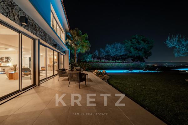 Aix-en-Provence – Villa contemporaine neuve de 220 m2 , 4. chambres, avec vue panoramique exceptionn