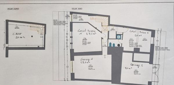 Beau Duplex avec Fort Potentiel – Habitation ou Local Pro + Garages + Cave