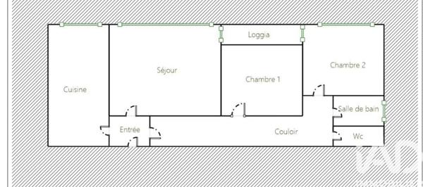 Appartement à vendre 3 pièces 64 m² La Courneuve