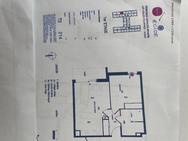 Appartement à AURAY, 56400 - 2 pièces 46m²