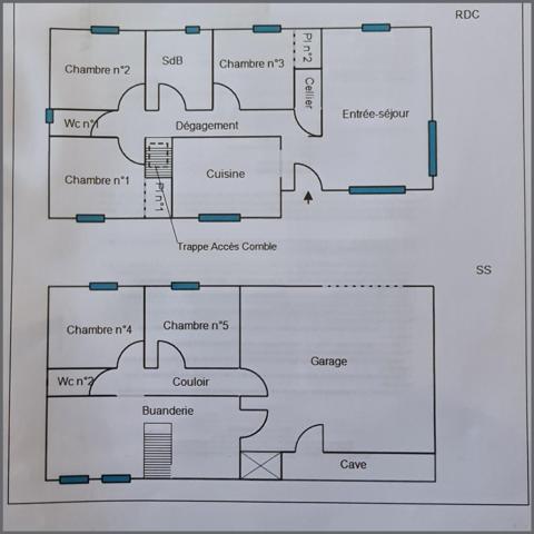 Maison à TERVES, 79300 - 7 pièces 121m²