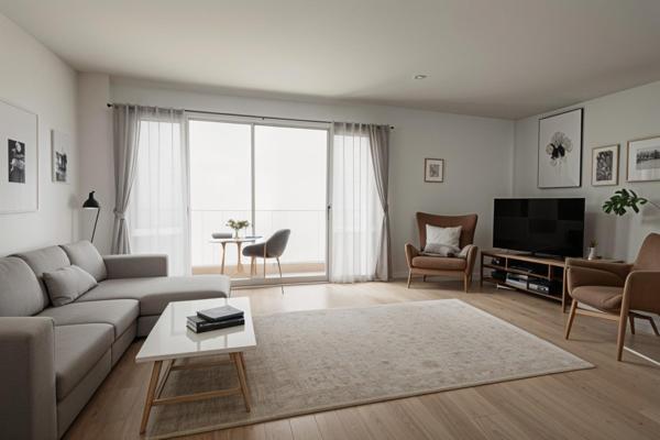 Appartement 4 pièces - dernier étage - Métro 14