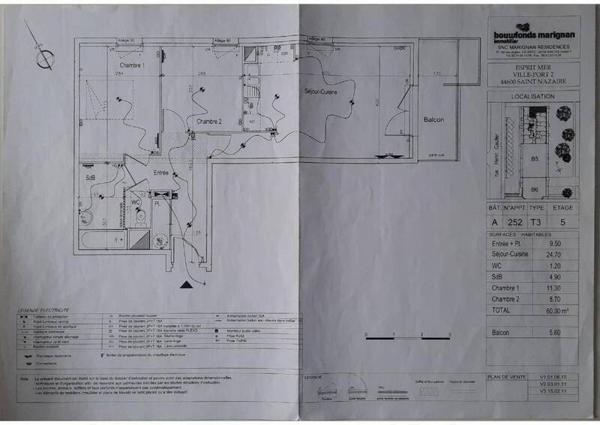 Appartement 3 pièces - 44600 Saint-Nazaire