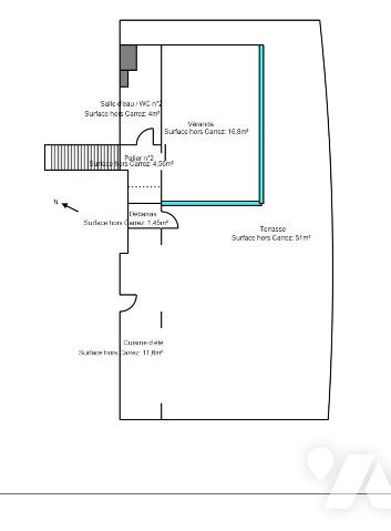 Époustouflante vue mer  et montagne a 360 degrés pour ce Toit Terrasse au Domaine du Loup.