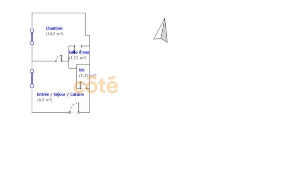 Vente Appartement22,87 m² - 1 Pièce - MANDRES LES ROSES (94520)