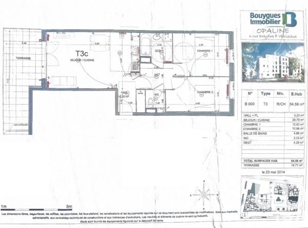 Appartement à vendre 3 pièces 65 m² Vénissieux