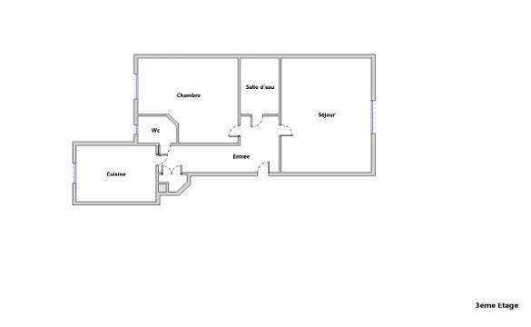 Appartement à vendre 2 pièces 36,93 m² Dijon