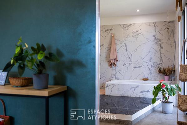 Villa californienne rénovée à deux pas des plages