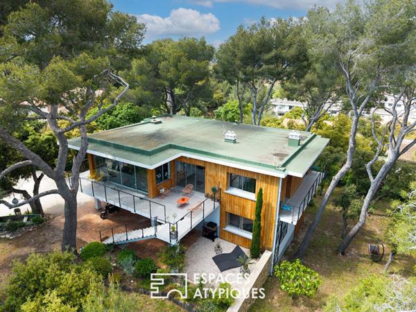 Villa californienne rénovée à deux pas des plages