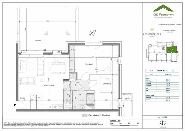 Appartement à vendre à Séez (73700)