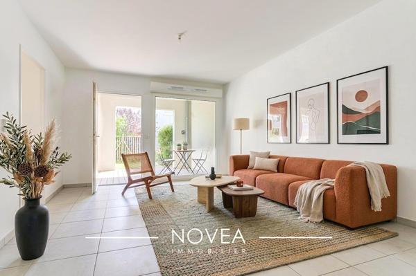 T3 avec jardin et loggia
