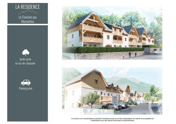 Appartement F4 à vendre  4 pièces - 66,65 m2 CAUTERETS - 65