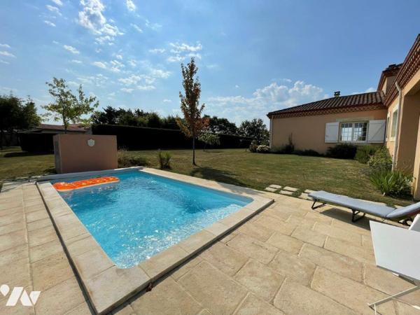 AUCH (32) A 10min, au calme, belle villa de qualité construite en 2003 sur 3000m².