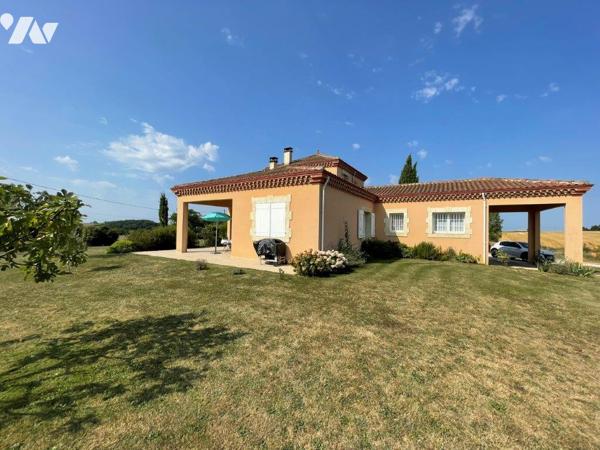 AUCH (32) A 10min, au calme, belle villa de qualité construite en 2003 sur 3000m².