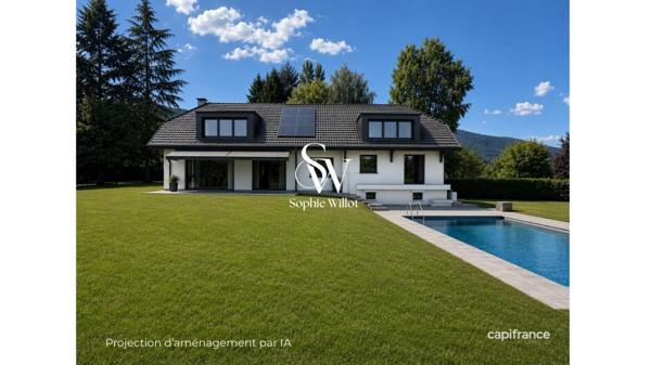 Maison de Famille à vendre 7 pièces - 200 m2 hab. (245 utiles) - 2000m2 terrain prox. Lac - proche de ANNECY (74)