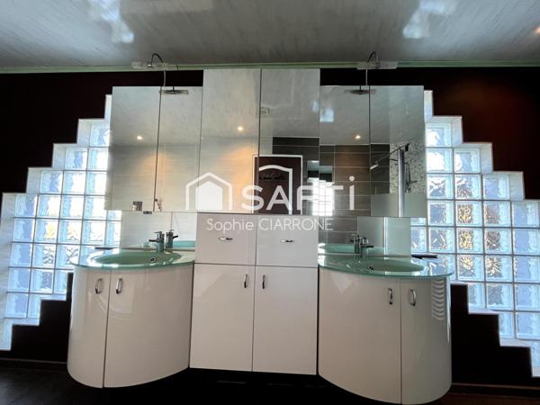 JOLIE MAISON JUMELÉE 240M2 AVEC JARDIN 760M2 ; TERRASSE , GARAGE 5 VOITURES;