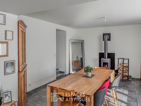 Maison de bourg au Pallet avec son jardin intimiste