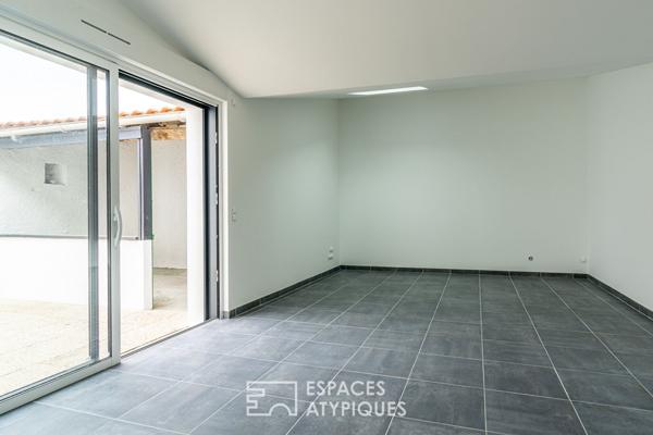 Maison de bourg au Pallet avec son jardin intimiste