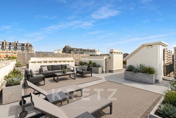 DERNIER ÉTAGE – TERRASSE ROOFTOP DE 140 M² – PARIS 16ème - BD SUCHET